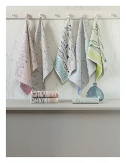 Portugal Natura 4 Panos de cozinha felpo 50x50 cm - Panos cozinha 100% algodão 440 gr.- MARINE Lasa Home Sale