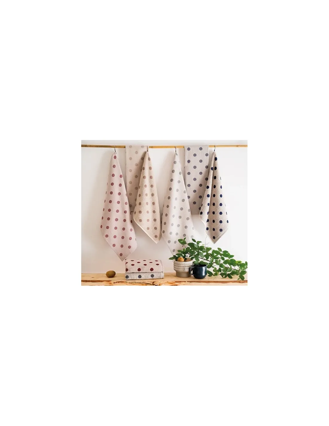 Portugal Natura 4 Panos de cozinha tela 70x50 cm - Panos cozinha 100% algodão 270 gr.- SPOT Lasa Home Outlet