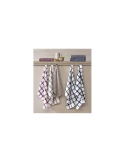 Portugal Natura 4 Panos de cozinha tela 70x50 cm - Panos cozinha 100% algodão 270 gr.- CHECKS  Lasa Home Sale