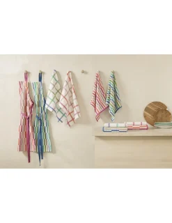 Portugal Natura 4 Panos de cozinha tela 70x50 cm - Panos cozinha 100% algodão 270 gr.- BLOCK Lasa Home Discount