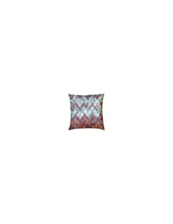 Portugal Natura Almofada decorativa para sofá 45x45 cm - Almofada Chevron de Lasa Home Azul Clearance