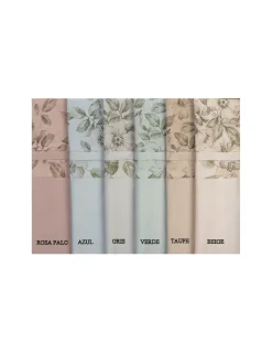 Portugal Natura Cama 160x200 - Jogo de lençóis algodão penteado cetim 300 fios New