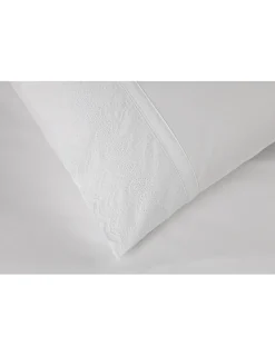 Portugal Natura Cama 200x200 cm - 500 Fios - Jogo de lençóis 100% algodão cetim branco Clearance