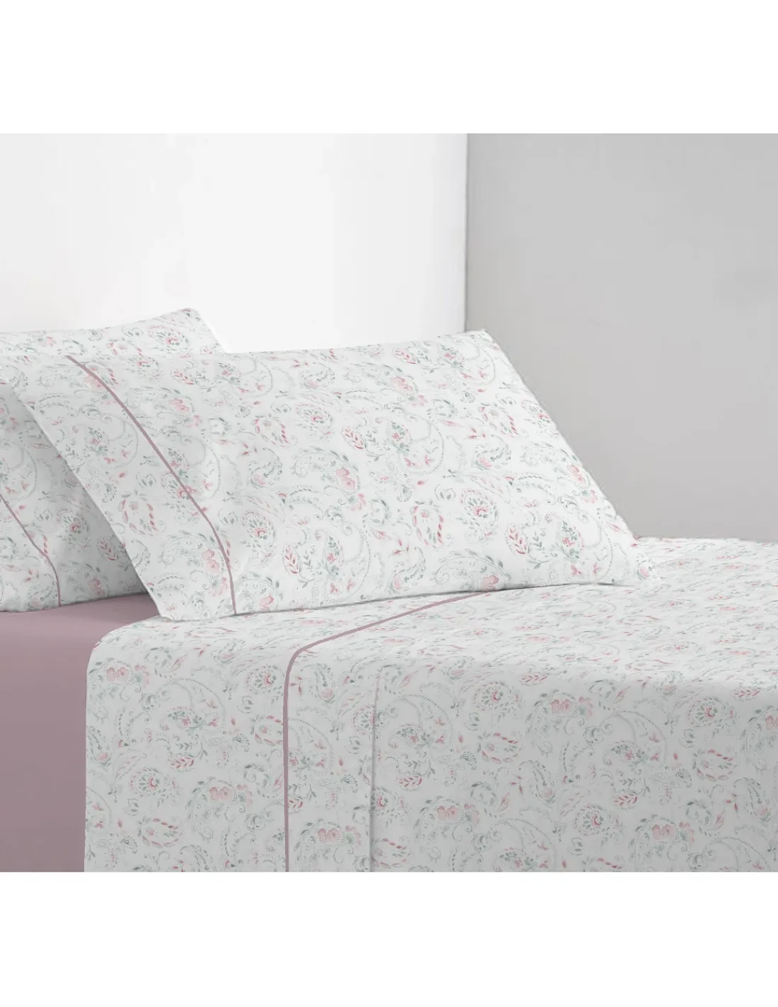 Portugal Natura Cama 200x200+30 cm - Jogo de lençóis - Tecido 100% algodão percal 200 fios - Coelima Hot