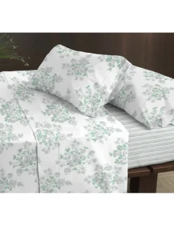 Portugal Natura Cama 160x200+30 cm - Jogo de lençóis - Tecido 100% algodão percal 200 fios - Coelima Sale