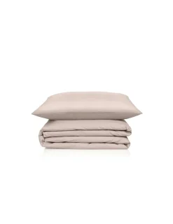 Portugal Natura MARBELLA 300x260 cm - Saco de edredão percal 200 fios - Taupe Sale