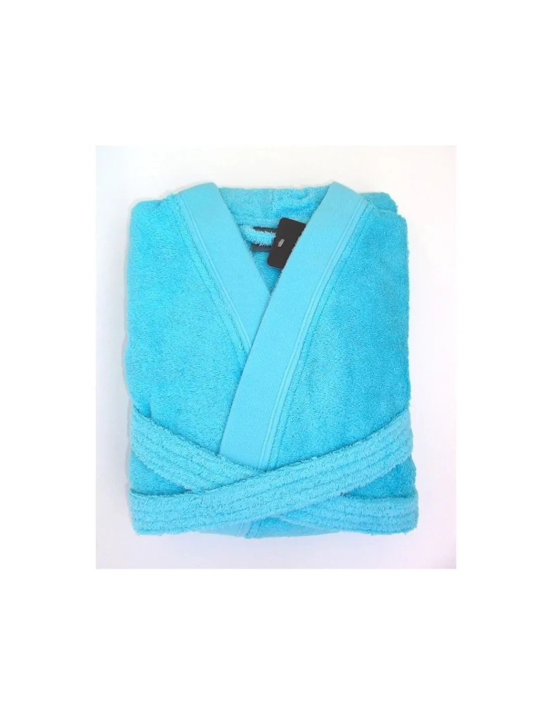 Portugal Natura Robe kimono 100% algodão penteado em - Azul Turquesa Clearance