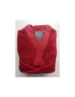 Portugal Natura Robe kimono 100% algodão penteado cor Bordeaux Online
