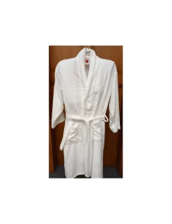 Portugal Natura S - M - L - XL - XXL - XXXL -  Robe C/ Gola 100% algodão cor branco C/ 460 GR./m2 - Hotelaria Hot