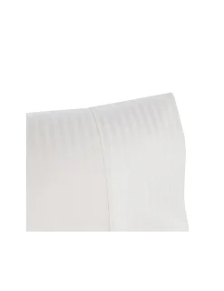 Portugal Natura 280x240 cm - Jogo saco de edredão cetim 300 fios branco - Riscas Jacquard