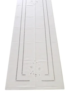 Portugal Natura 170x270 Toalha de mesa de linho bordada a mão - bordados da lixa Creative Rosemary 2021 Discount